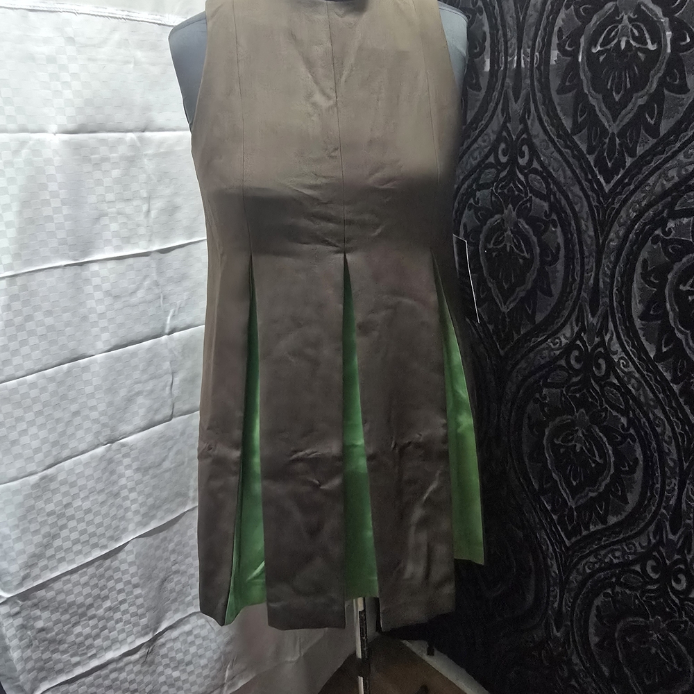 Tuckernuck Brown and Green Sleeveless Tunic